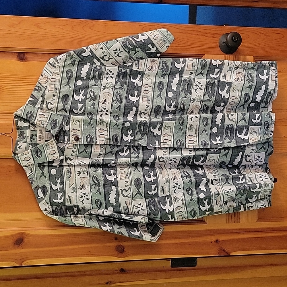 Fish print Kahala 1936 Kahala shirt